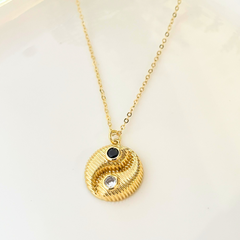 Yin Yang Charm Pendant Necklace