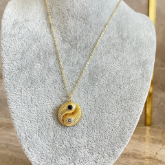 Yin Yang Charm Pendant Necklace