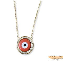 Colour Bomb Evil Eye Charm Pendant