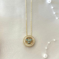 The Buzzing Bee Pendant Necklace