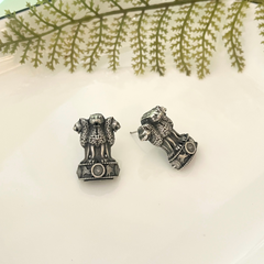 Patriotic India Emblem Inspired Earrings