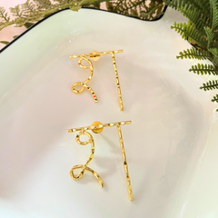 Initial श Hindi Hai Hum Earrings