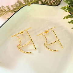 Initial स Hindi Hai Hum Earrings