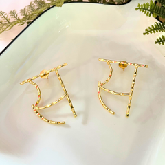 Initial स Hindi Hai Hum Earrings