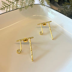 Initial ग Hindi Hai Hum Earrings