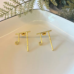 Initial ग Hindi Hai Hum Earrings