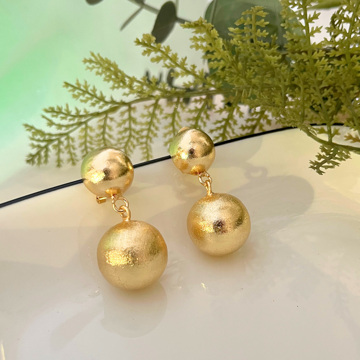 Gold Dangle & Drop Earrings