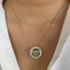 The Buzzing Bee Pendant Necklace