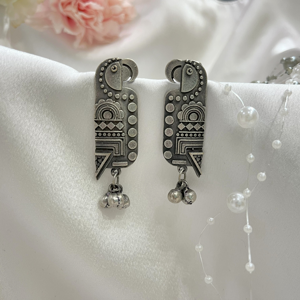 Mithu Quirky Oxidized Earrings